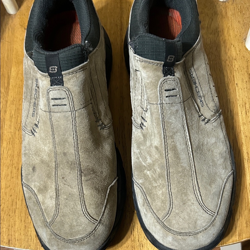 Skechers Men's Tan Slip-On Loafers